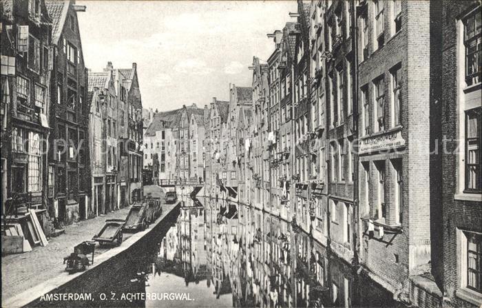 Amsterdam Niederlande OZ Achterburgwal Kanal