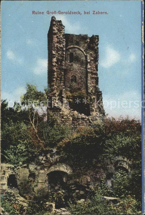 Zabern Saverne Ruine Gross Geroldseck