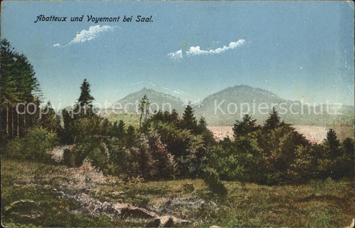 Saal Elsass Panorama Abatteux und Voyemont