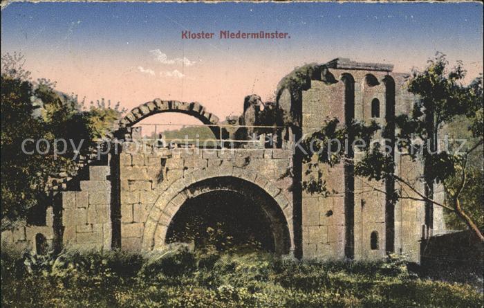 Saint-Nabor Kloster Niedermuenster ehemaliges Benediktinerinnenkloster Ruinen