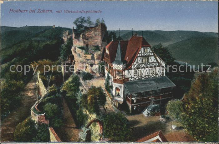 Hohbarr Ruine mit Wirtschaftsgebäude