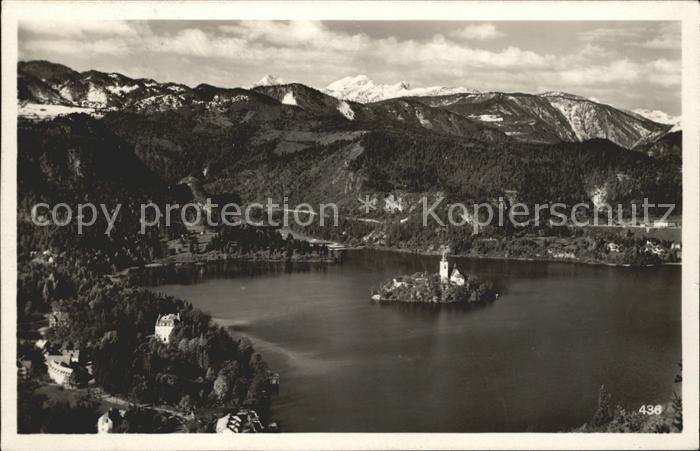 Bled Triglov Insel Bergpanorama