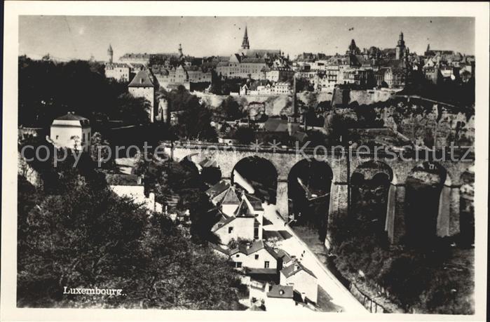 LUXEMBOURG  Luxemburg Vue generale Viaduc