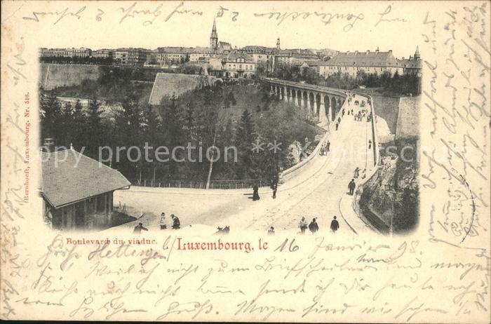 LUXEMBOURG  Luxemburg Boulevard du viaduc