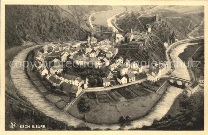 Esch-sur-Sure Panorama Chateau Pont