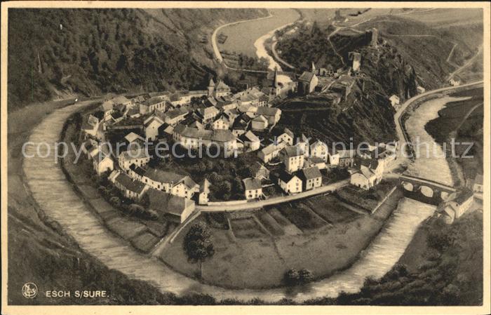 Esch-sur-Sure Panorama Chateau Pont