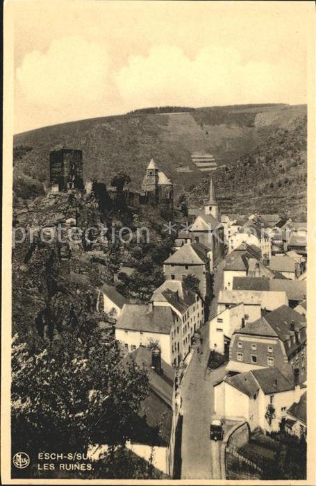 Esch-sur-Sure Les Ruines Chateau
