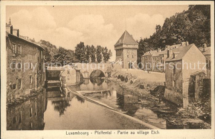 LUXEMBOURG  Luxemburg Pfaffenthal Partie au village Eich