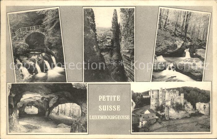 Echternach La Petit Suisse Luxembourgeoise Cascade Chateau