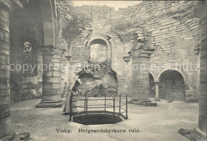 Visby Helgeandskyrkans ruin