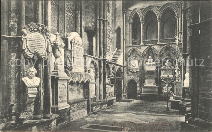 London Westminster Abbey Poets Corner