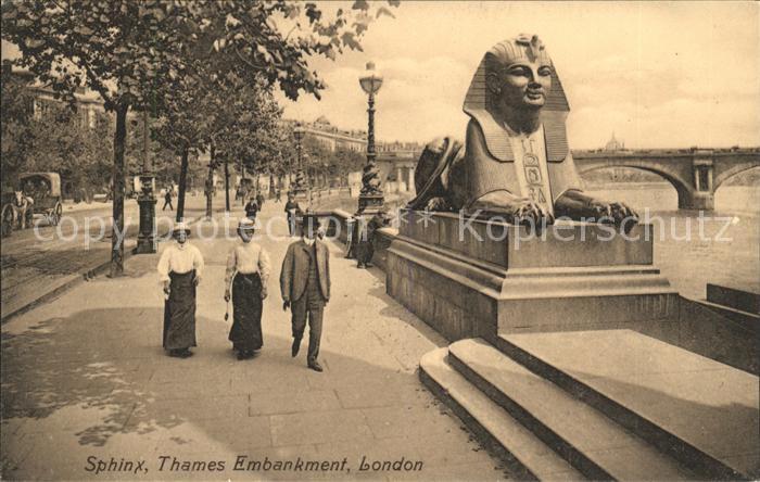 London Sphinx Thames Embankment