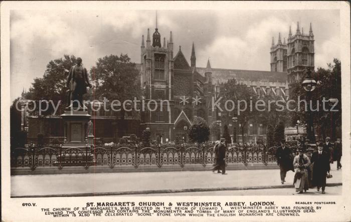 London St Margarets Church and Westminster Abbey
