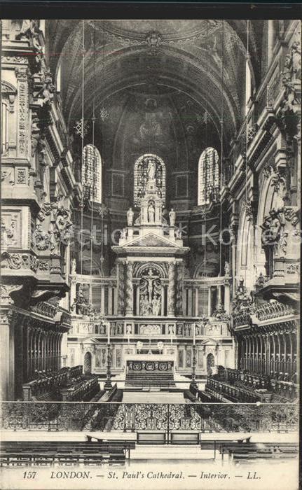 London St Pauls Cathedral Interior