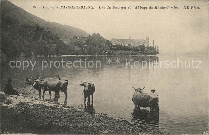 Aix-les-Bains Lac du Bourget et l'Abbaye de Haute Combe Vache