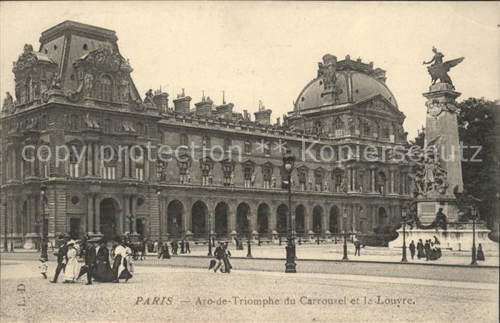 Paris Arc de Triomphe du Carrousel et le Louv