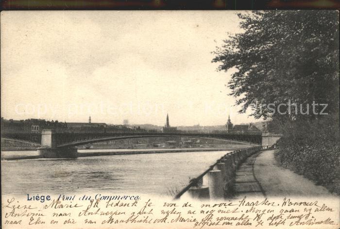 Liege Luettich Pont du Commerce