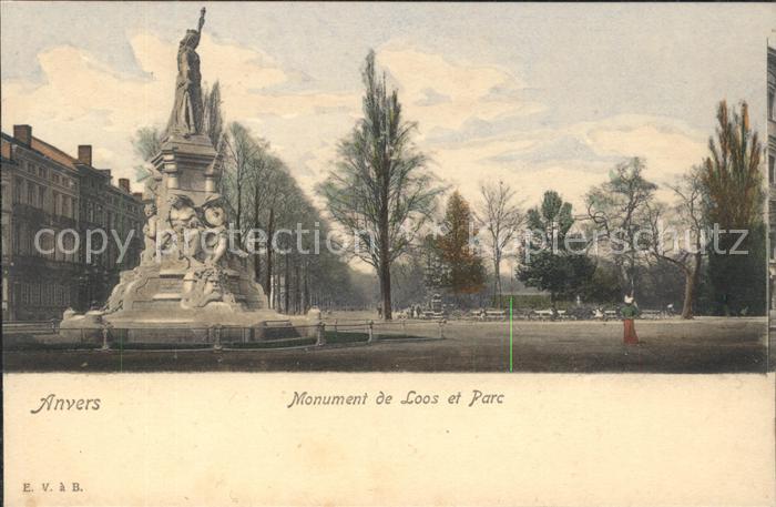 Anvers Antwerpen Monument de Loos et Parc
