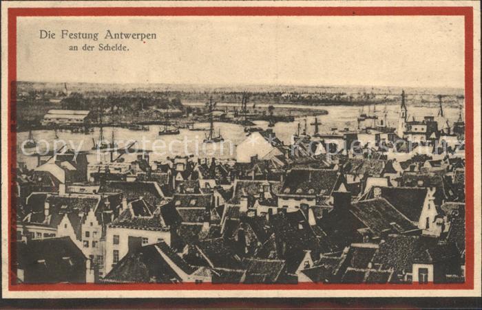 Antwerpen Anvers Festung an der Schelde