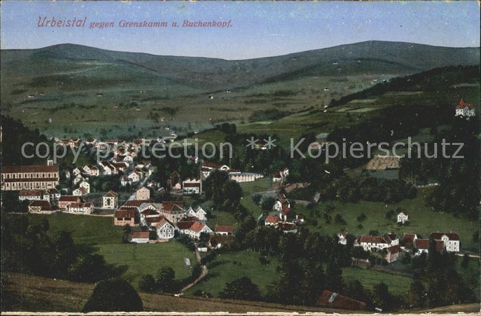 Urbeis Panorama Urbeistal gegen Grenzkammm und