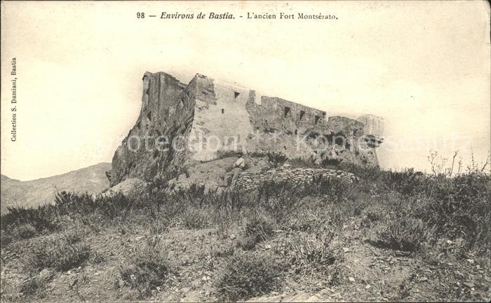 Bastia Ancien Fort Montserato Ruine