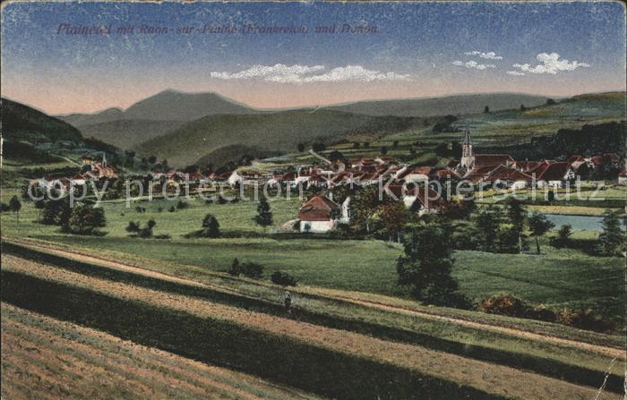 Raon-sur-Plaine Panorama Plainetal und Dunon