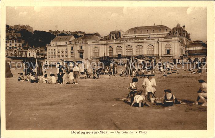 Boulogne-sur-Mer Un coin de la Plage