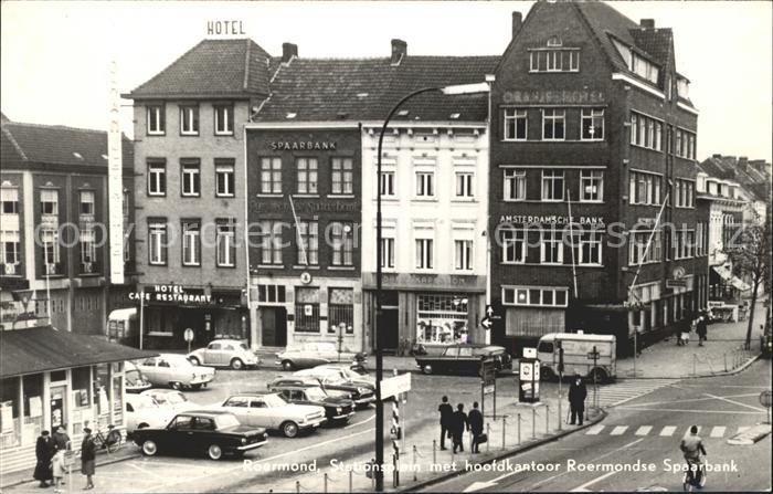 Roermond Stationsplein met hoofdkantoor Roermond