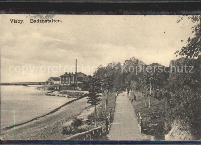 Visby Badeanstalten Uferweg