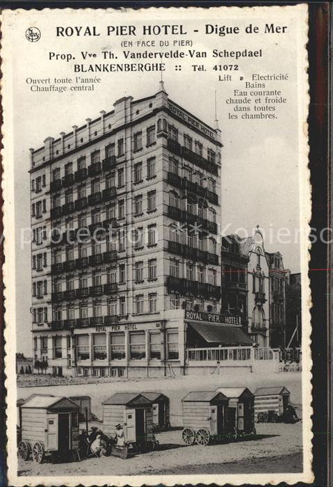 Blankenberghe Royal Pier Hotel Digue de Mer
