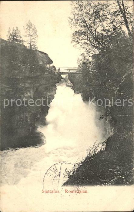 Romsdalen Slettafos Wasserfall