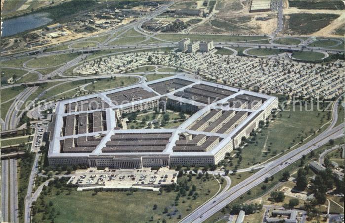 Arlington Virginia Pentagon aerial view
