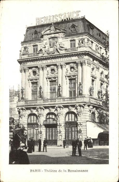 Paris Theatre de la Renaissance Theater