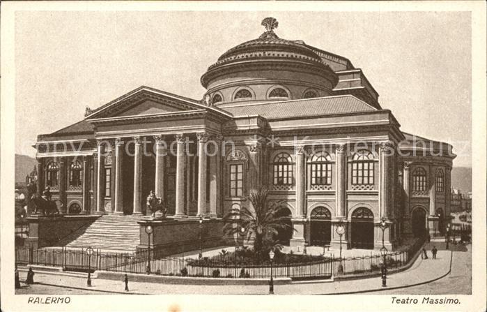 Palermo Sicilia Teatro Massimo Theater