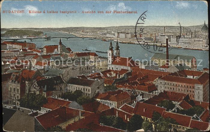 Budapest Aussicht von der Fischerbastei