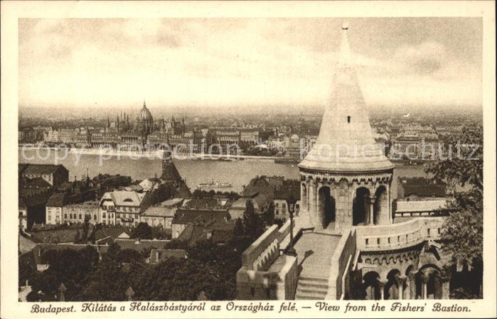 Budapest Blick von der Fischerbastei