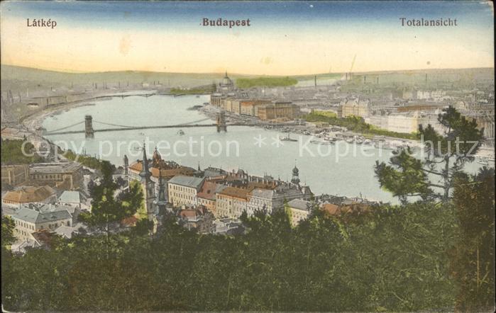 Budapest Latkep Panorama Bruecke