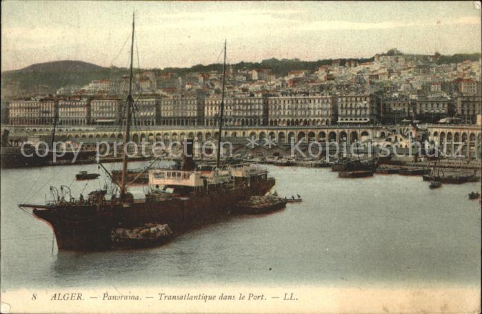 Alger Algerien Transatlantique dans le Port