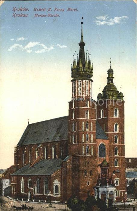 Krakau Krakow Marienkirche