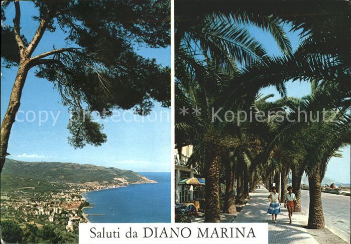 Diano Marina Panorama Il golfo Passeggiata delle Palme