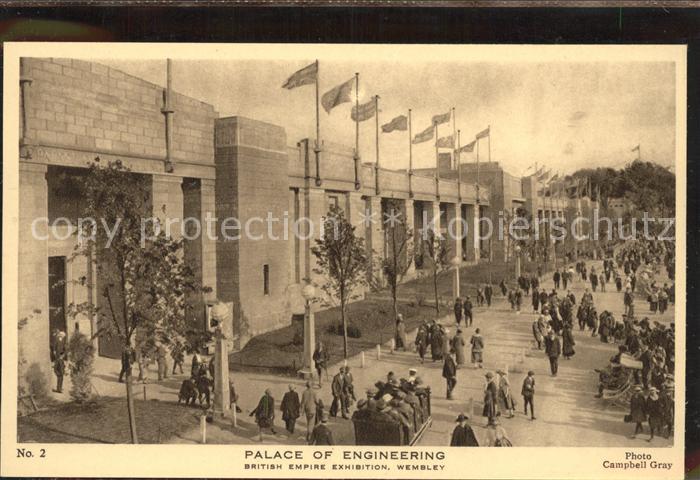 Wembley British Empire Exhibition Palace of Engineering