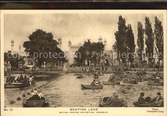 Wembley British Empire Exhibition Boating Lake
