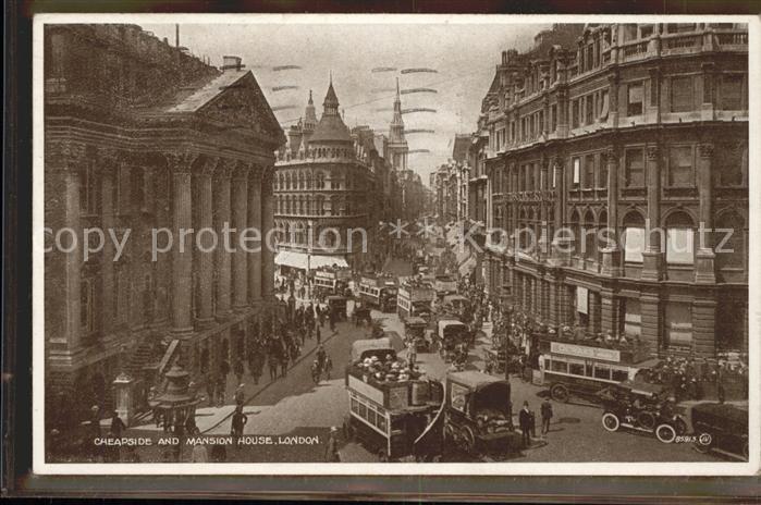 London Cheapside and Mansion House Traffic