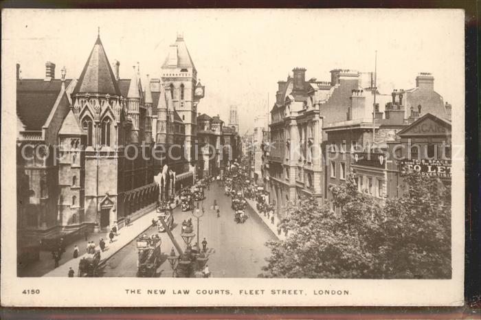 London New Law Courts Fleet Street