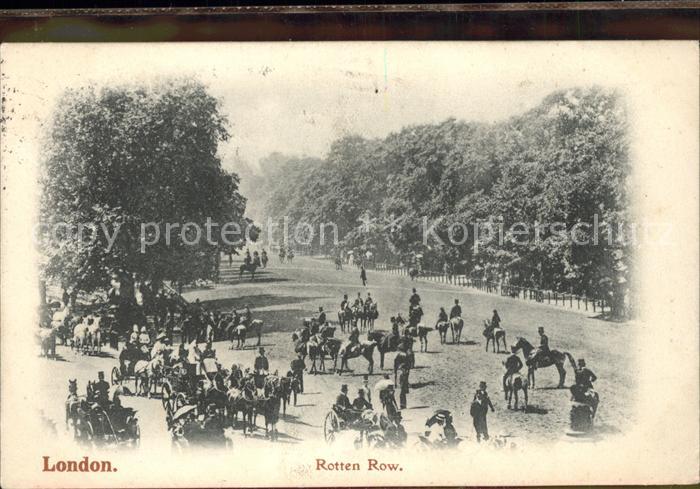London Rotton Row Hyde Park Horses