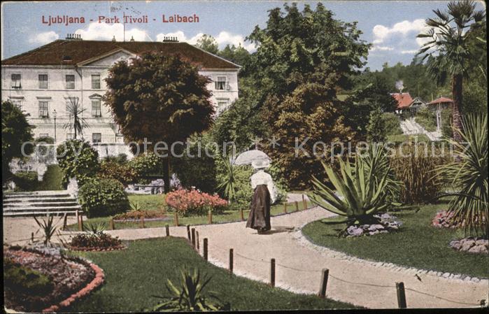 Ljubljana Park Tivoli Laibach