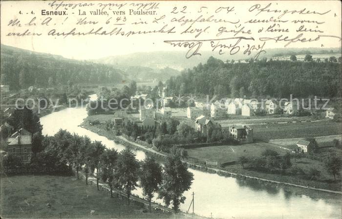 Esneux Panorama Vallee vers Poulseur