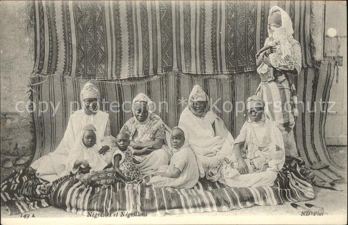 Maroc Marokko Negresses et Negrillons Scenes et Types