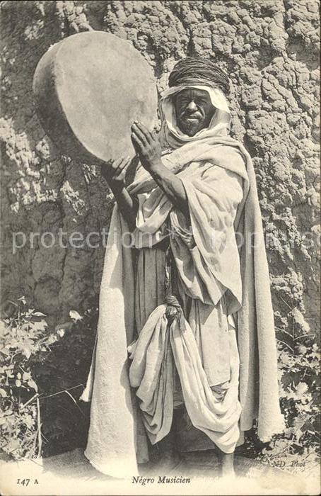 Maroc Marokko Negro Musicien Scenes et Types