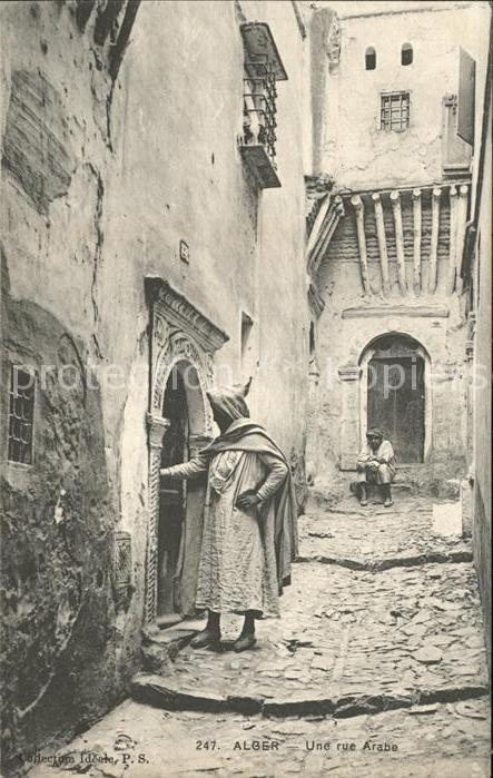 Alger Algerien Une rue arabe